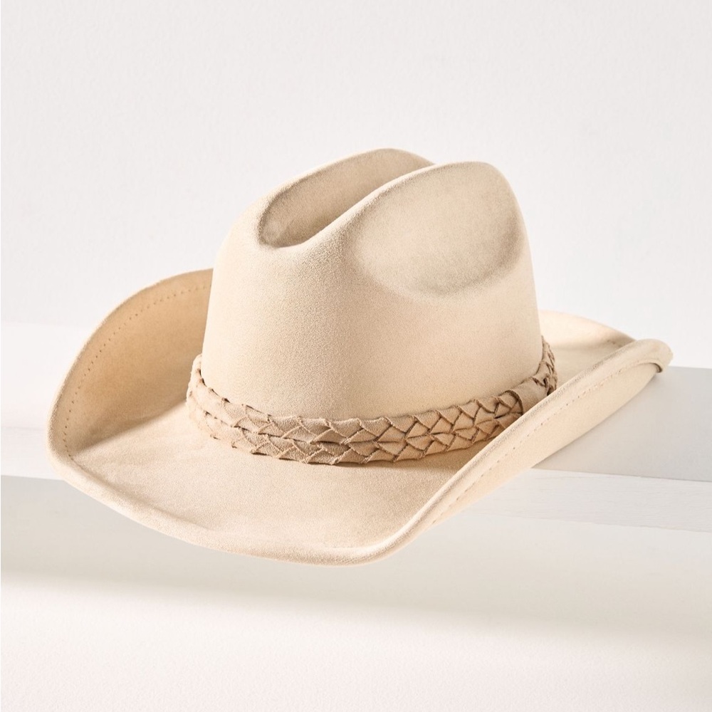 Anthropologie 8 Other Reasons Rancher Hat, NWT, Cream Color